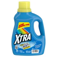 XTRA Plus OxiClean Crystal Clean Liquid Laundry Detergent