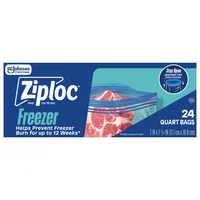 Ziploc Stay Open Freezer Bags Quart