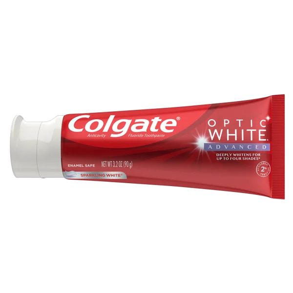 Colgate Optic White Advanced Teeth Whitening Sparkling White Toothpaste 3.2oz