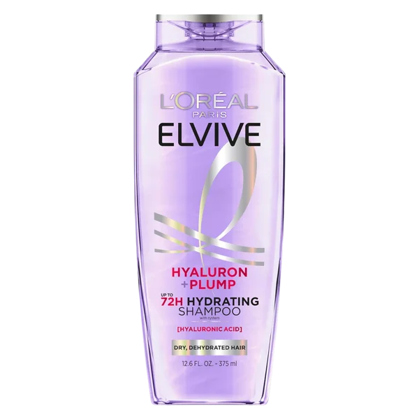 L'Oreal Shampoo, Hyaluron Plump Hydrating, Paraben Free for Dry Hair, 12.6oz