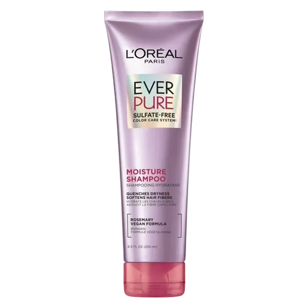 L'Oreal Paris EverPure Moisture Rosemary Oil Shampoo for Dry Hair, 8.5oz