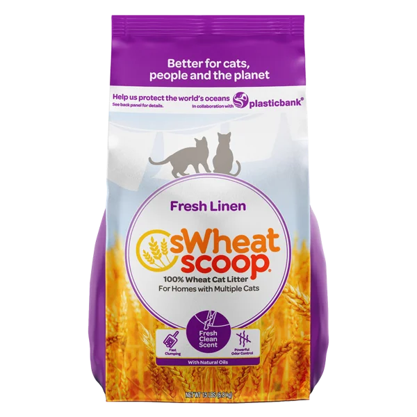 SwheatScoop Fresh Linen Natural Cat Litter 15lb