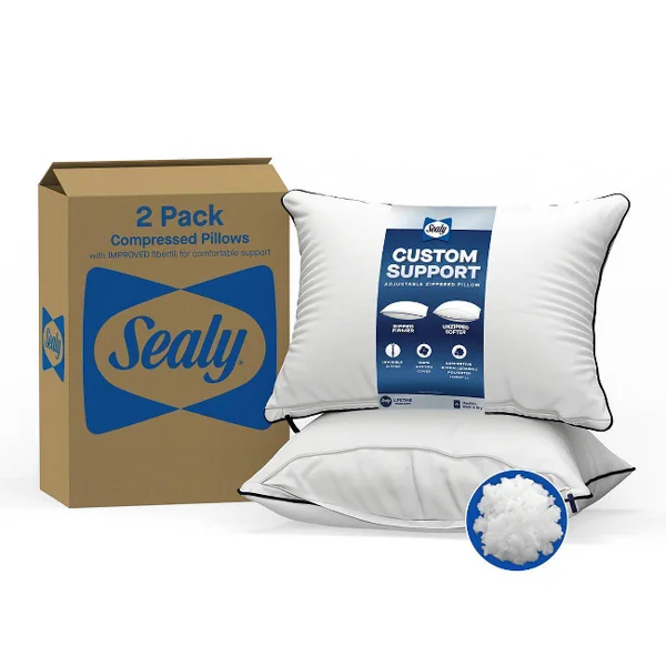 Sealy Standard/Queen 2pk Custom Support Pillow