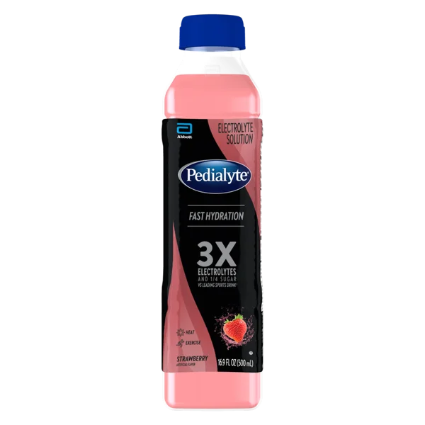 Pedialyte Strawberry Advanced Rehydration 16.9oz Btl