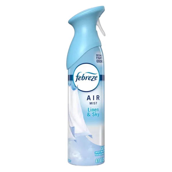 Febreze Air Mist, Air Freshener Spray, Odor Fighting Room Spray, Linen & Sky, 8.1oz, 1ct
