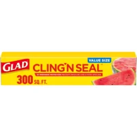 Glad Cling'n Seal Clear Food Wrap Value Size