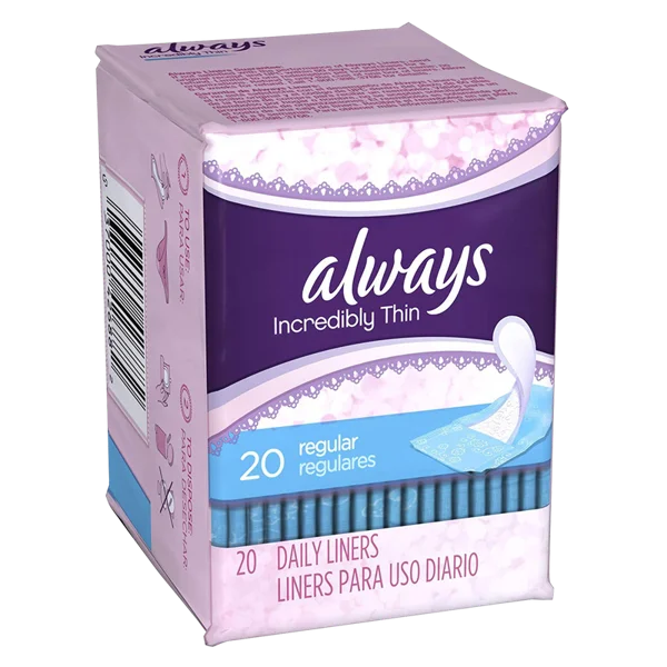Always Thin Unscented Daily Liners 20ct