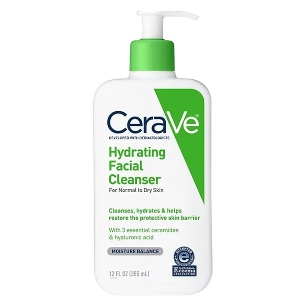 CeraVe Hydrating Facial Cleanser For Normal to Dry Skin 12oz