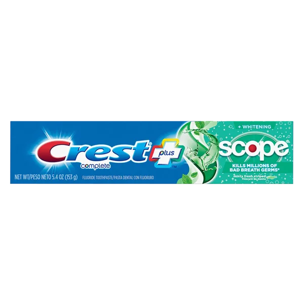 Crest + Scope Complete Whitening Minty Fresh Toothpaste 5.4oz