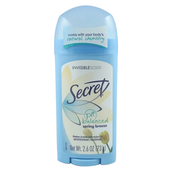 Secret Invisible Solid Spring Breeze Deodorant 1.6oz