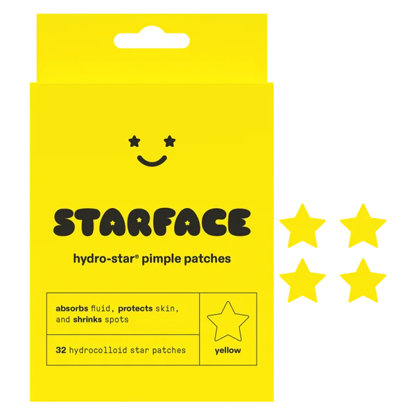 Starface Hydro-star, Yellow, 32 CT