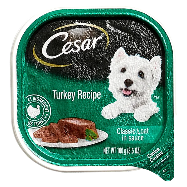 Cesar Cuisine Turkey Wet Dog Food 3.5oz