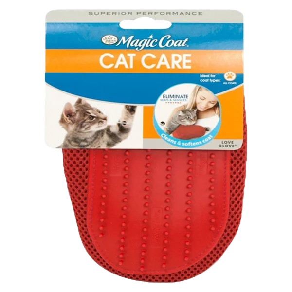 Four Paws Love Glove Grooming Mitt for Cats