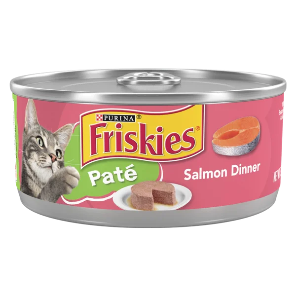 Friskies Salmon Dinner Pate Cat 2 5.5 oz
