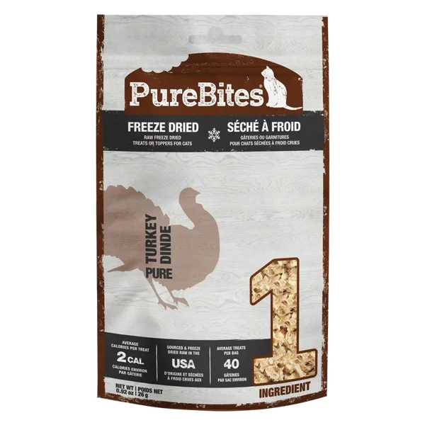 PureBites Turkey Cat Treats 0.92 oz