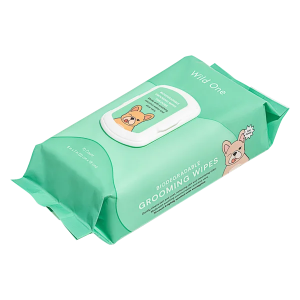 Wild One Grooming Wipes Eucalyptus Scented 70ct