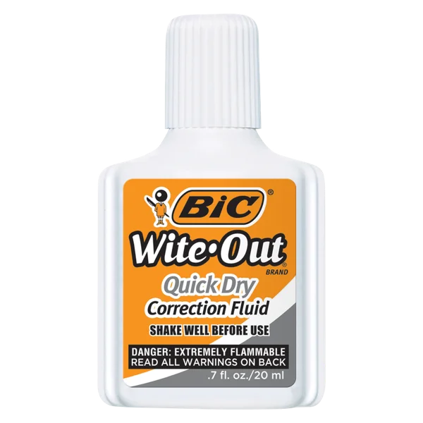BIC Wite-Out Quick Dry Correction Fluid .7oz