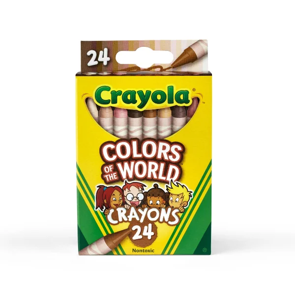 Crayola 24ct Colors of the World Crayons