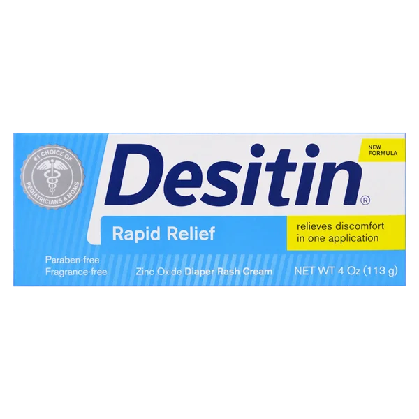 Desitin Rapid Relief Cream For Diaper Rash 4oz