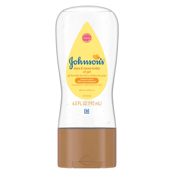 Johnson's Baby Shea and Cocoa Butter Oil Gel 6.5oz