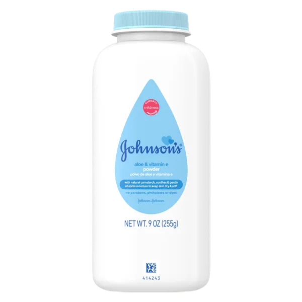 Johnsons Baby Powder Aloe & Vitamin E 9 oz