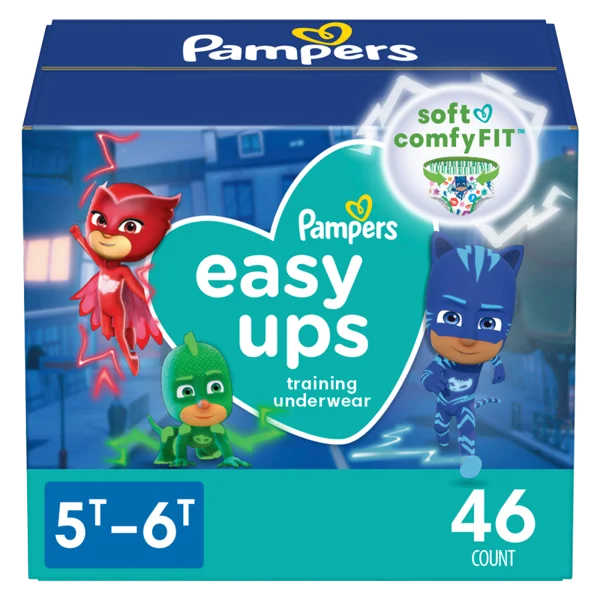 Pampers 46ct EasyUps Training Underwear, 5T/6T