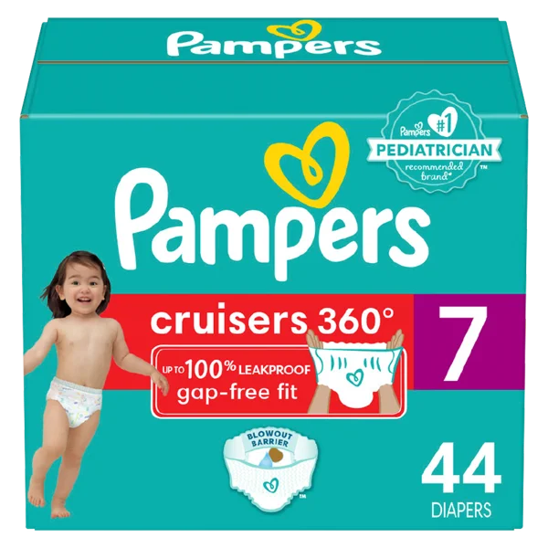 Pampers 44ct Cruisers 360, Size 7 Super Pack