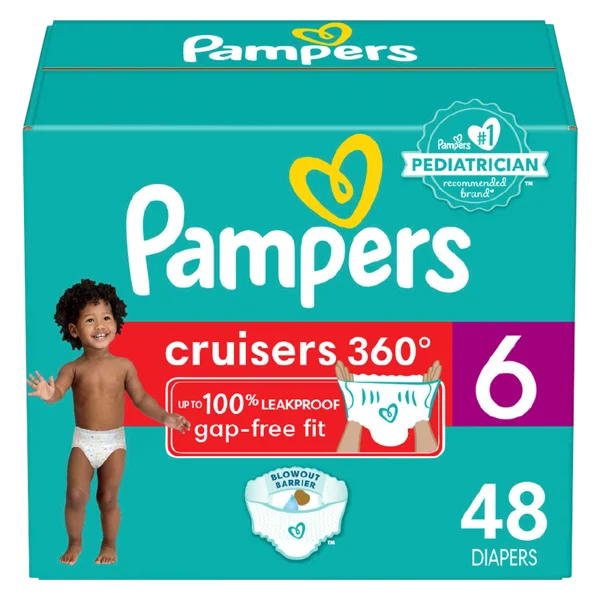 Pampers Cruisers 360 Size 6 Super Pack 48 ct