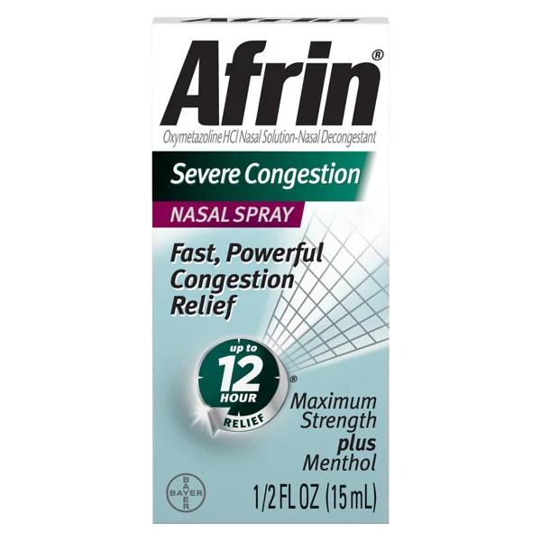 Afrin Severe Congestion Nasal Spray Congestion Relief 15ml