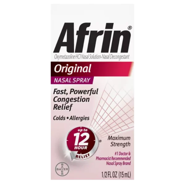 Afrin Original 12-Hour Maximum Strength Nasal Spray 0.5oz