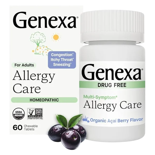 Genexa Allergy-D Organic Adult, 60 Tabs