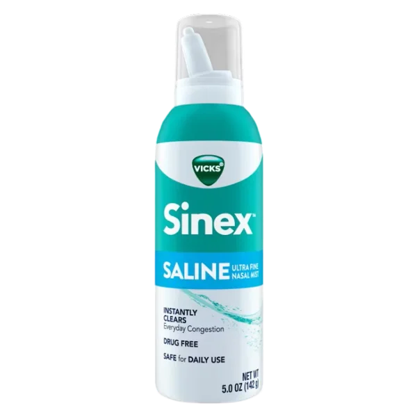 Vicks Sinex Saline Extra Strength Nasal Spray, Drug Free, 5 OZ