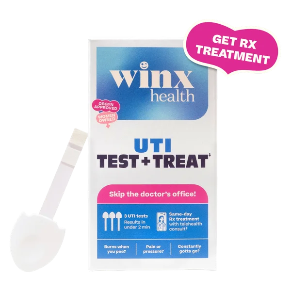 Winx UTI Test + Treat, Instant Results + Rx Access