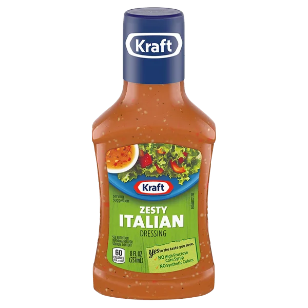 Kraft Zesty Italian Salad Dressing 8oz