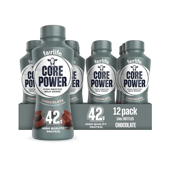 Core Power Elite 42g Protein Shake, Chocolate, 14 fl oz, 12-Pack