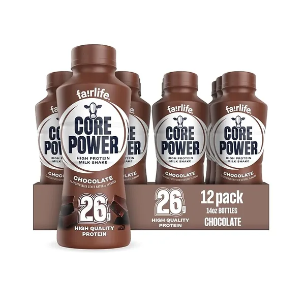 Core Power 26g Protein Shake, Chocolate, 14 fl oz, 12-Pack