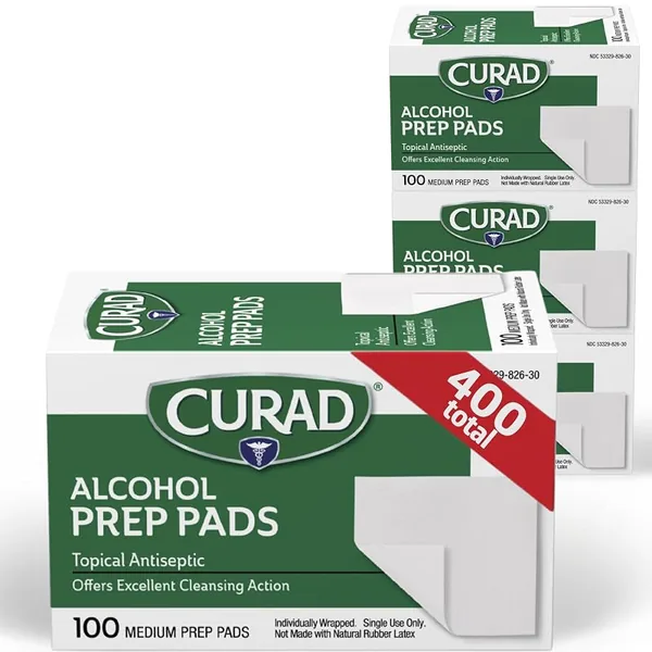 Curad Alcohol Prep Pads, Medium, 400ct