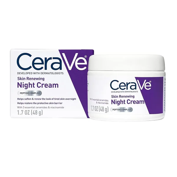 CeraVe Night Cream Facial Moisturizer with Peptides & Niacinamide 1.7oz