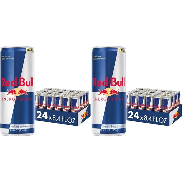 Red Bull Energy Drink 8.4 fl oz, 24 Cans, 2-Pack
