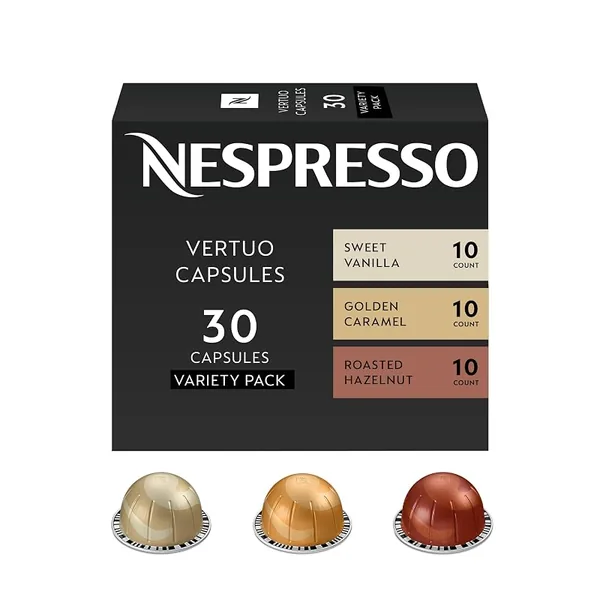 Nespresso Vertuo Barista Flavored Pack Medium Roast Coffee Pods 30ct