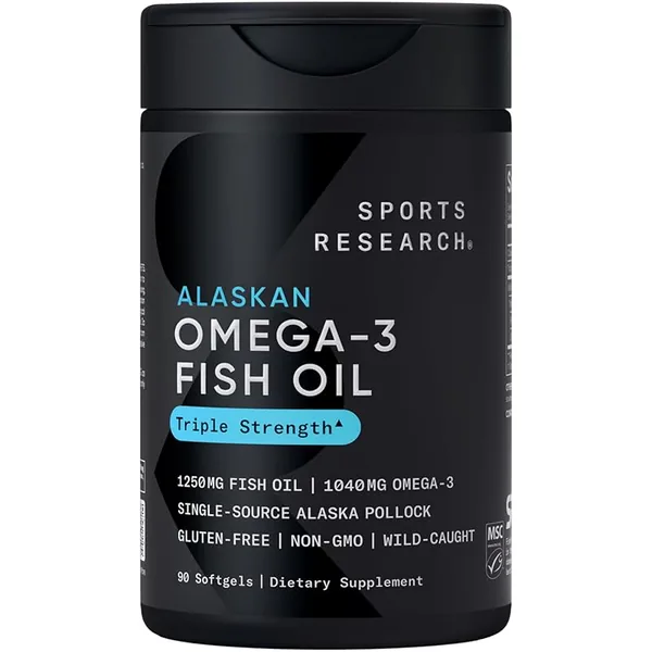 Sports Research Omega-3 Fish Oil 1250mg 90ct