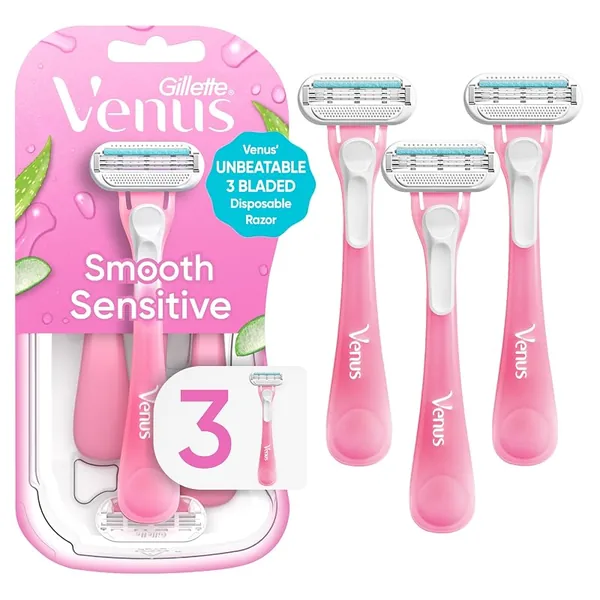 Gillette Venus Sensitive Women's Disposable Razors 3ct
