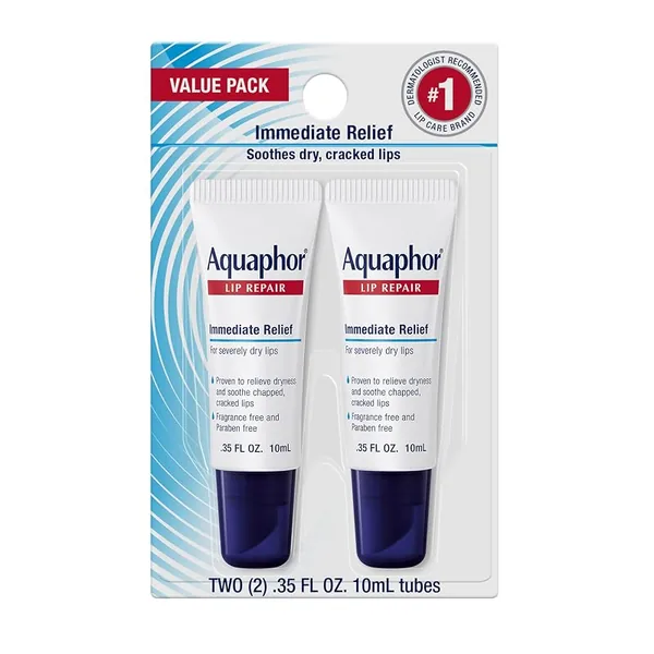 Aquaphor Lip Repair Ointment 0.35 fl oz, 2-Pack