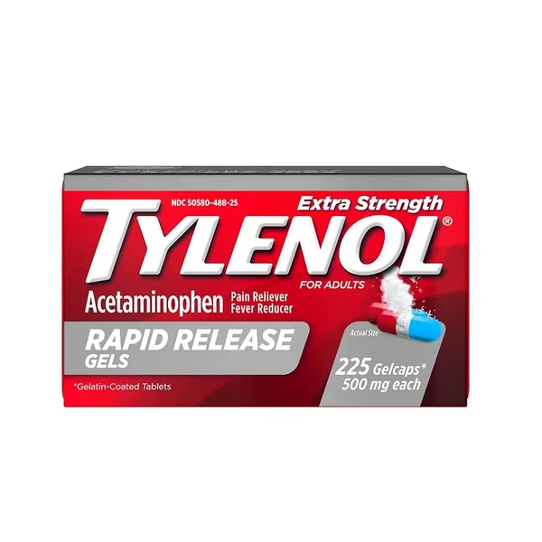 Tylenol Extra Strength Rapid Release Gels 500mg 225ct