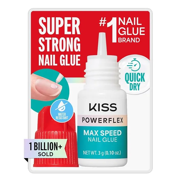 Kiss PowerFlex Nail Glue for Press-Ons 0.1oz