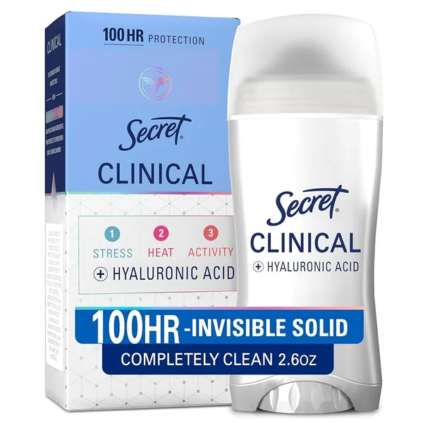 Secret Clinical Antiperspirant Deodorant, Completely Clean, 2.6oz