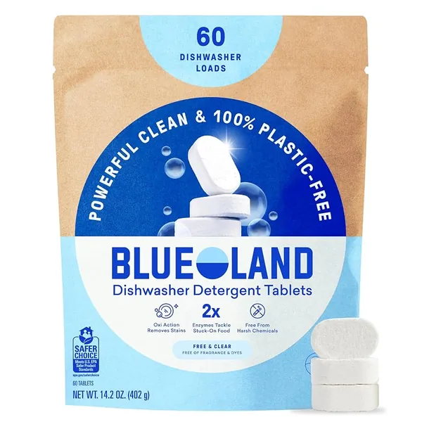 Blueland Dishwasher Detergent Tablets Free & Clear 60ct