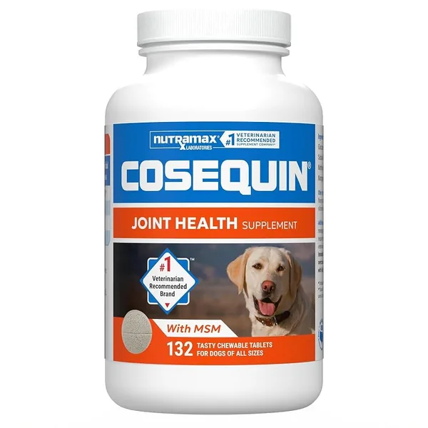 Nutramax Cosequin Joint Supplement for Dogs Chewable Tablets 132ct