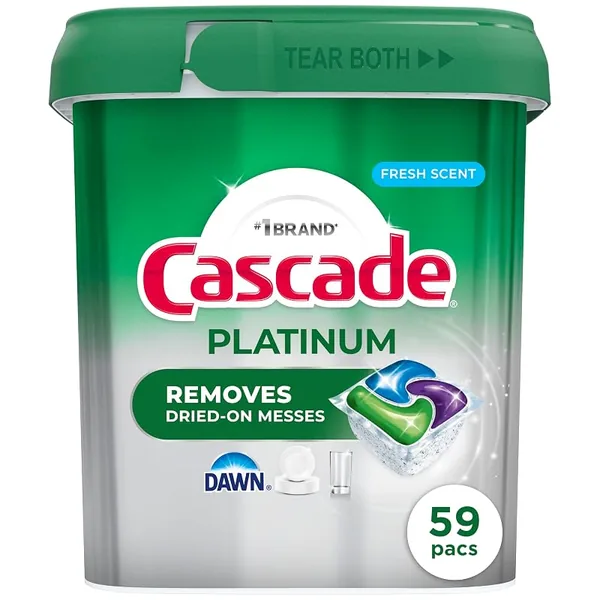 Cascade Platinum Dishwasher Pods Fresh 59ct