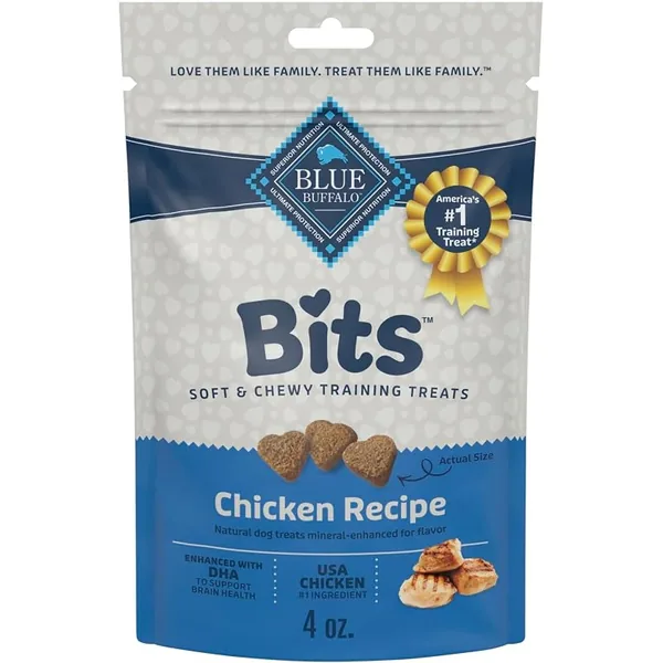 Blue Buffalo Blue Bits Training Dog Treats Chicken 4oz, 6-Pack